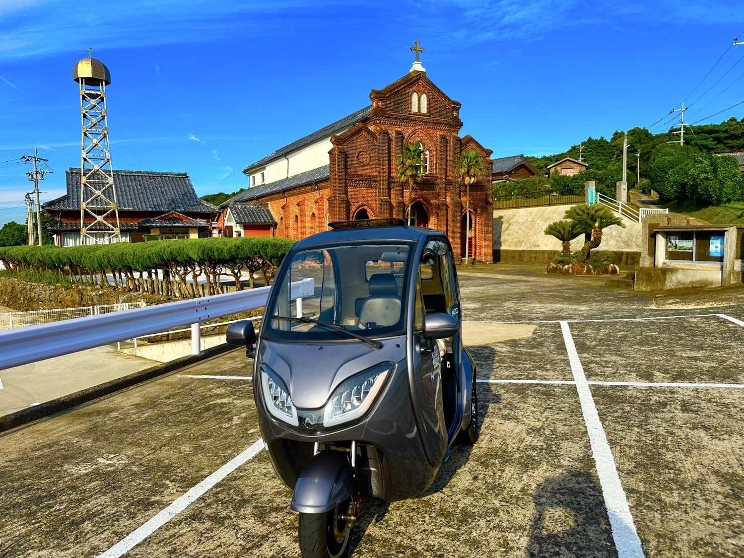 長崎県五島市でNEO-ONE稼働中 2025年夏より長崎県五島市でNEO-ONEの実証走行を株式会社矢野経済研究所との共同にて実施